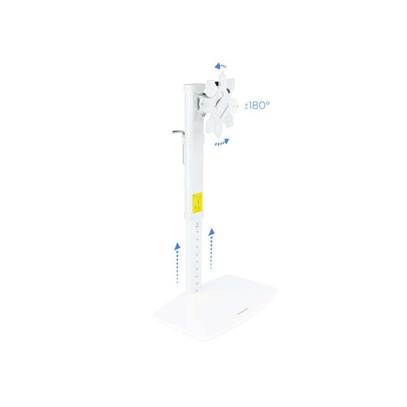 Tooq Soporte Mesa Pantallas Giratorio Inclinacion 17-27" - Color Blanco Tooq Soporte Mesa Pantallas Giratorio Inclinacion 17-27" - Color Blanco