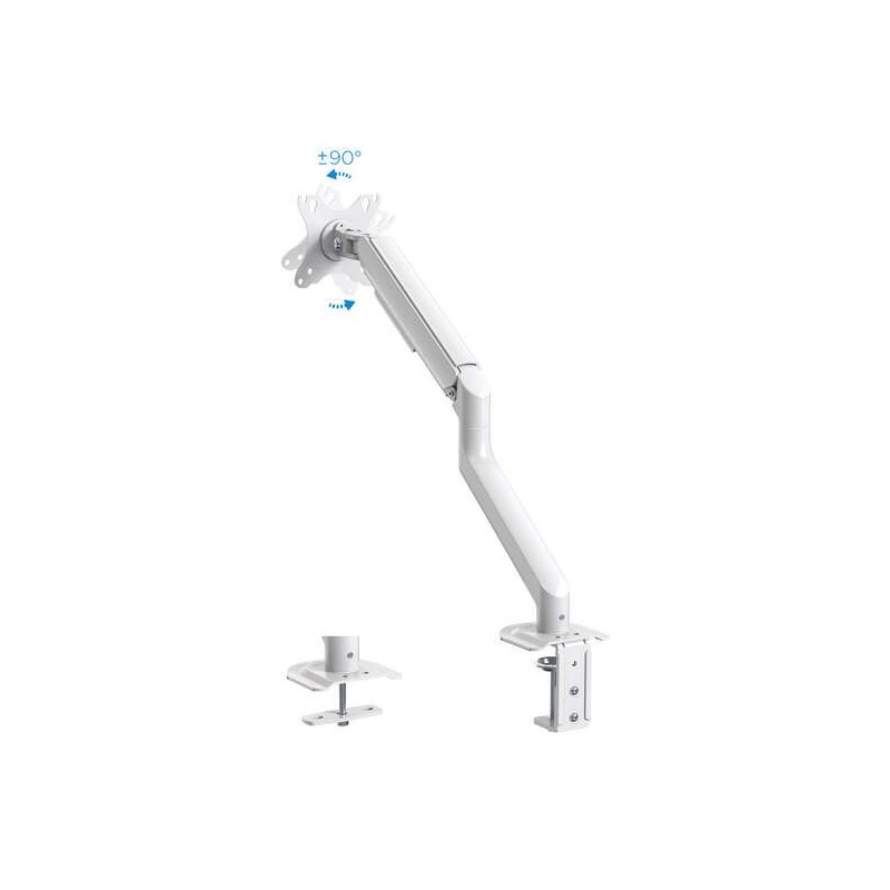 Tooq Soporte Mesa Pantallas Giratorio Inclinacion 1 Brazo 17-32" - Color Blanco Tooq Soporte Mesa Pantallas Giratorio Inclinacion 1 Brazo 17-32" - Color Blanco