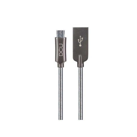 DCU Tecnologic Conexion USB "A" -Micro USB Pure Metal 1m - Color Metal