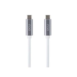 Cavo DCU Tecnologic USB Type C 3.1 a USB Type C 3.1 Gen2 - 1 m - Bianco