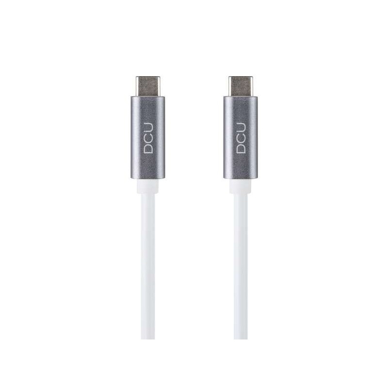 Cavo DCU Tecnologic USB Type C 3.1 a USB Type C 3.1 Gen2 - 1 m - Bianco Cavo DCU Tecnologic USB Type C 3.1 a USB Type C 3.1 Gen2 - 1 m - Bianco