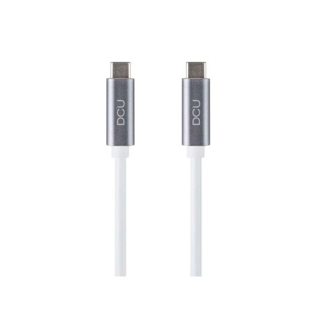 Cavo DCU Tecnologic USB Type C 3.1 a USB Type C 3.1 Gen2 - 1 m - Bianco
