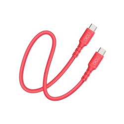 DCU Tecnologic Conexion USB Tipo C - USB Tipo C - 1m - Color Rojo