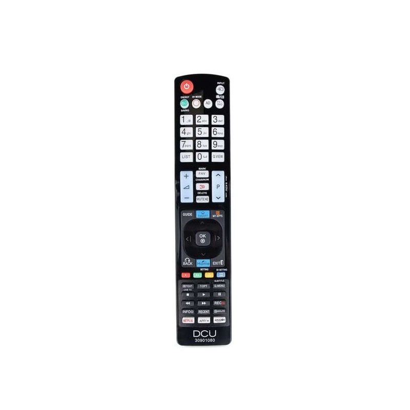 DCU Tecnologic Mando a Distancia para LG Smart - Color Negro DCU Tecnologic Mando a Distancia para LG Smart - Color Negro