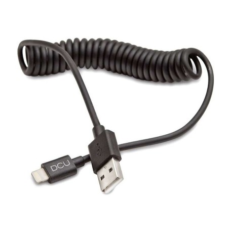 Cavo Lightning Riccio DCU Tecnologic - 1,5 m - Conduttore in Rame - Connettori in Alluminio - Colore Nero