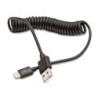 Cavo Lightning Riccio DCU Tecnologic - 1,5 m - Conduttore in Rame - Connettori in Alluminio - Colore Nero