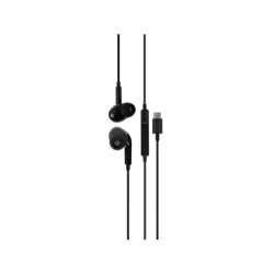 DCU Tecnologic Auriculares USB Tipo C - Stereo - Color Negro
