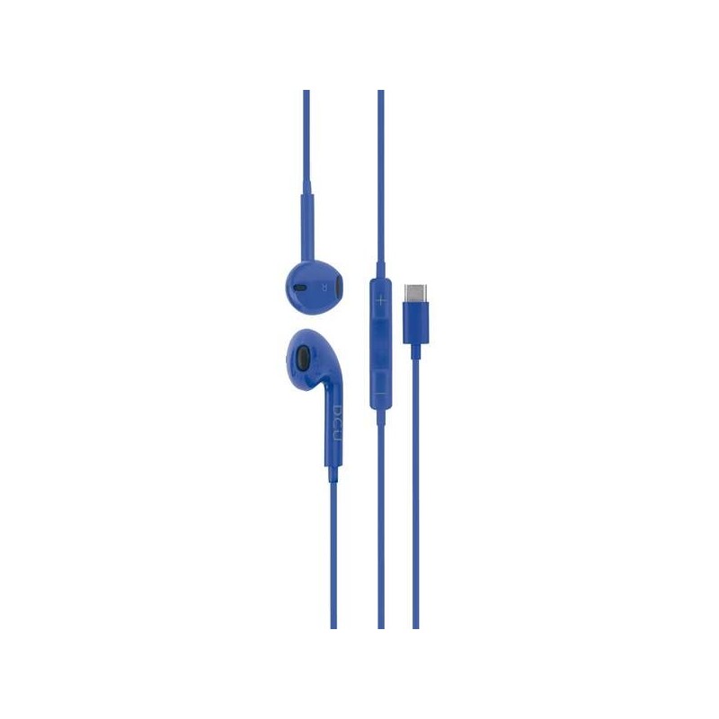 Cuffie DCU Tecnologic USB Tipo C - Stereo - Colore Blu Cuffie DCU Tecnologic USB Tipo C - Stereo - Colore Blu