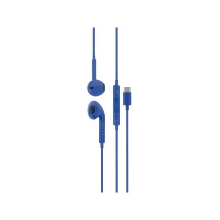 Cuffie DCU Tecnologic USB Tipo C - Stereo - Colore Blu