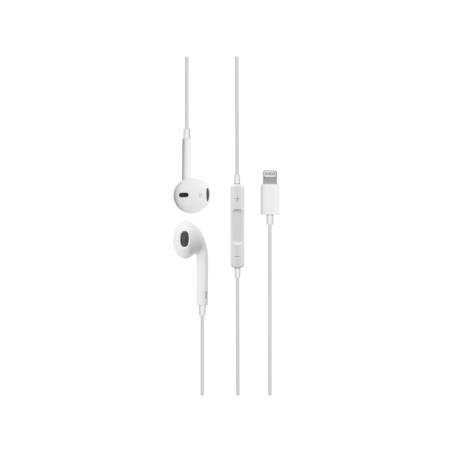Cuffie stereo DCU Tecnologic con connettore Lightning - Colore bianco