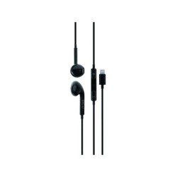 Cuffie stereo DCU Tecnologic con connettore Lightning - Colore nero