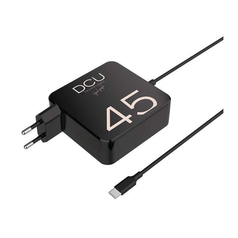 Caricabatterie USB-C DCU Tecnologic 45W Ultra Veloce - Ingresso Universale - Uscita Elevata Potenza - Compatto e Portatile - Col Caricabatterie USB-C DCU Tecnologic 45W Ultra Veloce - Ingresso Universale - Uscita Elevata Potenza - Compatto e Portatile - Col