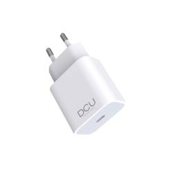 Caricabatterie USB tipo C PD DCU Tecnologic da 20 W - bianco