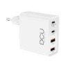 Caricabatterie USB Type C DCU Tecnologic Gan da 100 W - Ricarica rapida - Colore bianco