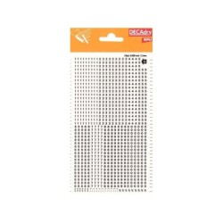 Numeri trasferibili Apli - 2,5 mm - Applicazione facile - Neri intensi - 952 caratteri - Nero