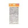 Apli Letras y Numeros Transferibles - 8mm - Facil Aplicacion - Negros Intensos - 199 Caracteres - Negro