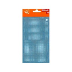 Numeri trasferibili Apli - 2,5 mm - Applicazione facile - Resistente all'acqua - Bianco - 952 caratteri