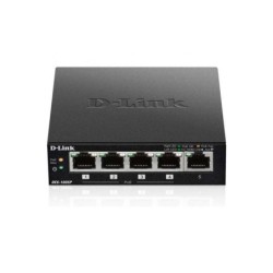 D-Link Switch 5 Puertos Fast Ethernet 1 Puerto Habilitado para PoE