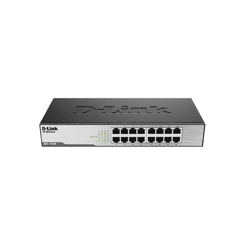 Switch D-Link 16 Porte 10/100 Mbps non Gestibile Switch D-Link 16 Porte 10/100 Mbps non Gestibile