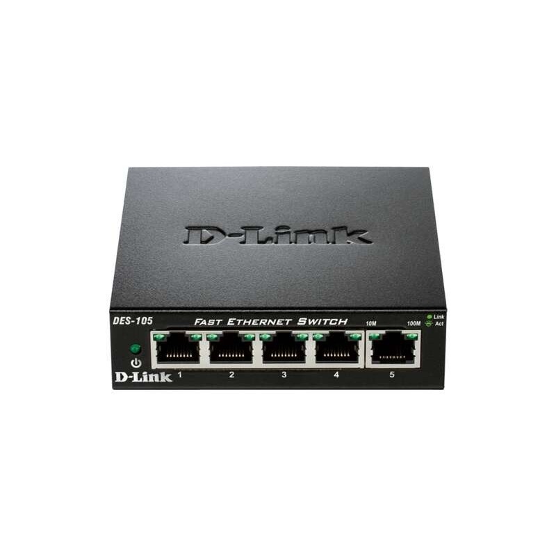 Switch D-Link 5 Porte Fast Ethernet Gigabit 10/100 Mbps Switch D-Link 5 Porte Fast Ethernet Gigabit 10/100 Mbps