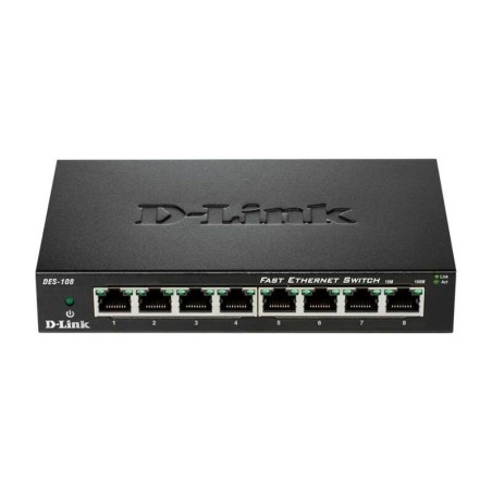 Switch D-Link 8 Porte Fast Ethernet 10/100 Mbps