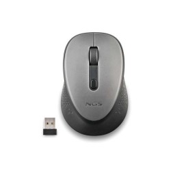 NGS Dew Gray Raton Inalambrico USB 1600dpi - 3 Botones - Uso Diestro - Color Gris