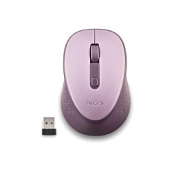 Mouse USB wireless NGS Dew Lilac 1600 dpi - 3 pulsanti - Utilizzo per destrimani - Colore lilla