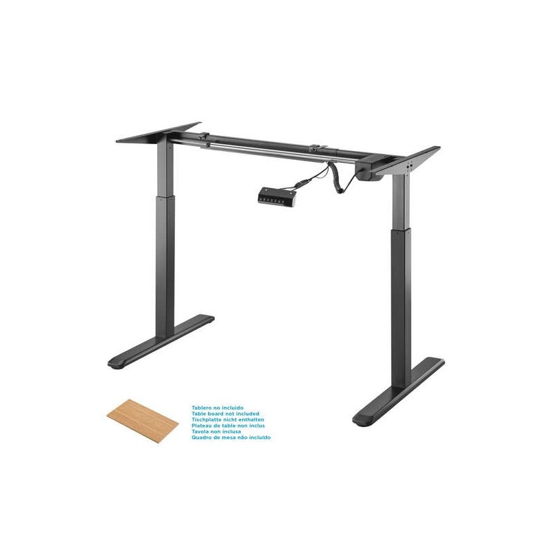 Rack da scrivania motorizzato Aisens - Altezza regolabile con pannello di controllo - 80 kg - Colore nero Rack da scrivania motorizzato Aisens - Altezza regolabile con pannello di controllo - 80 kg - Colore nero