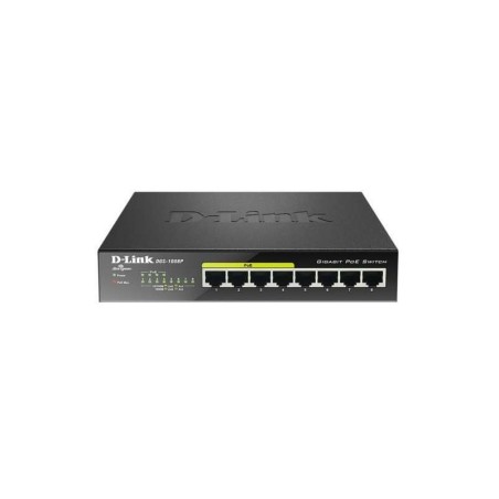 D-Link Switch 8 Puertos Gigabit 10/100/1000 Mbps - PoE