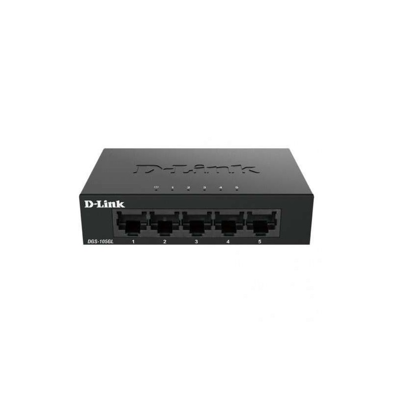 D-Link Switch 5 Puertos Gigabit 10/100/1000 Mbps D-Link Switch 5 Puertos Gigabit 10/100/1000 Mbps