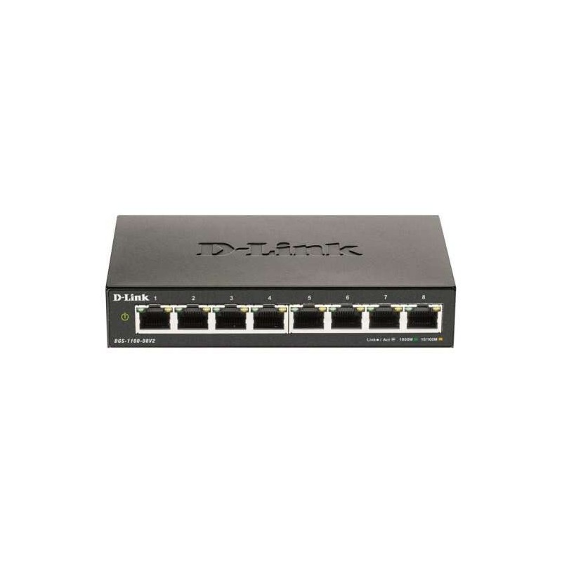 Smart Switch D-Link 8 porte Gigabit 10/100/1000 Mbps Smart Switch D-Link 8 porte Gigabit 10/100/1000 Mbps