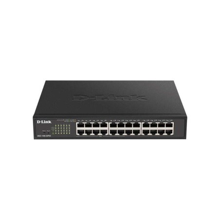 D-Link Switch Semigestionable 12 Puertos Gigabit PoE 100W + 12 Puertos Gigabit
