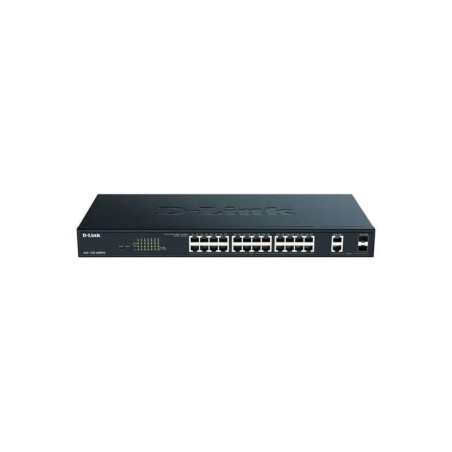 D-Link Switch Semigestionable 24 Puertos Gigabit PoE 370W + 2 Puertos Combo
