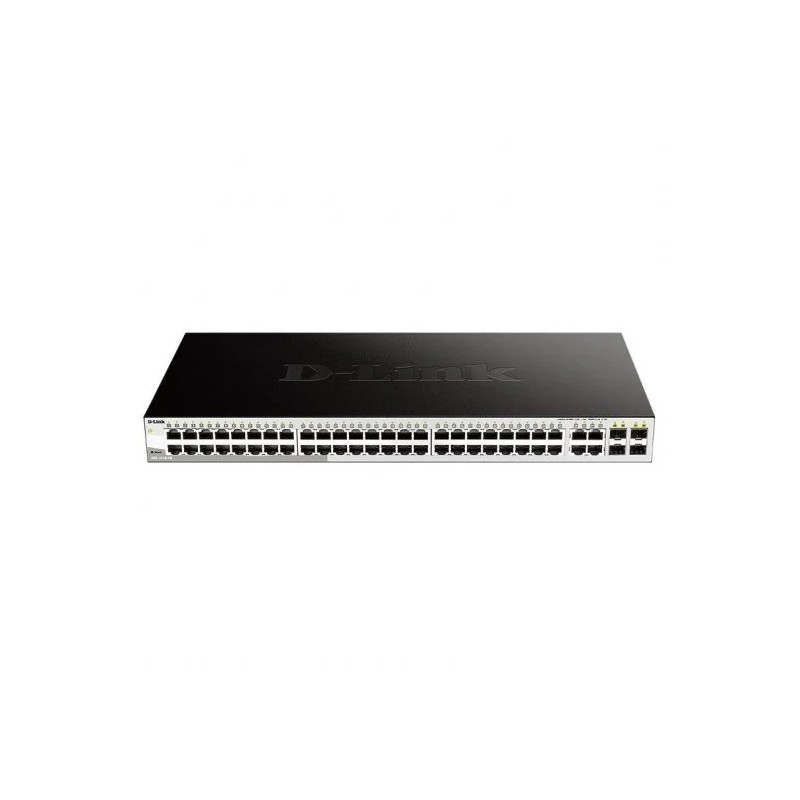 Switch Smart Managed D-Link 48 porte 1000BASE-T + 4 porte combinate 1000BASE-T/SFP Switch Smart Managed D-Link 48 porte 1000BASE-T + 4 porte combinate 1000BASE-T/SFP