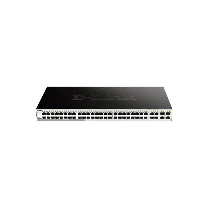 Switch Smart Managed D-Link 48 porte Gigabit 10/100/1000 Mbps + 4 porte combo 1000BASE Switch Smart Managed D-Link 48 porte Gigabit 10/100/1000 Mbps + 4 porte combo 1000BASE