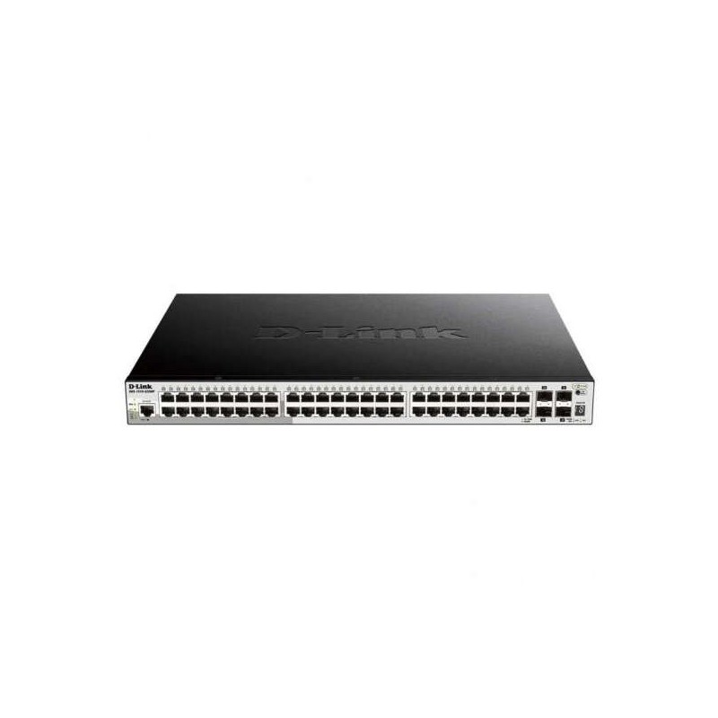 Switch semigestibile D-Link 48 porte Gigabit PoE 370 W + 4 porte Giga Combo Switch semigestibile D-Link 48 porte Gigabit PoE 370 W + 4 porte Giga Combo