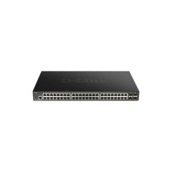 D-Link Switch Semigestionable 48 Puertos Gigabit PoE 370W + 4 Puertos SFP+ 10G