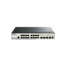 D-Link Switch Semigestionable 16 Puertos Gigabit + 2 Puertos Giga Combo + 2 Puertos 10G SFP+