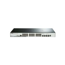 Switch semigestibile D-Link 24 porte Gigabit PoE 193 W + 2 porte SFP 1000 Mbps + 2 porte 10G SFP+