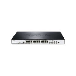 Switch semigestito D-Link 24 porte Gigabit PoE + 4 SFP+