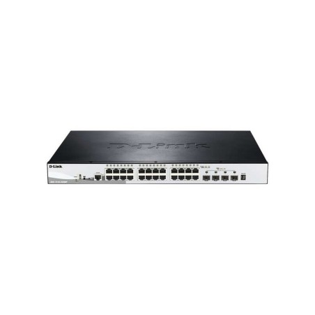 Switch semigestito D-Link 24 porte Gigabit PoE + 4 SFP+