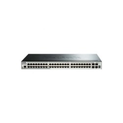 D-Link Switch Semigestionable 48 Puertos Gigabit + 2 Puertos Giga Combo + 4 Puertos 10G SFP+