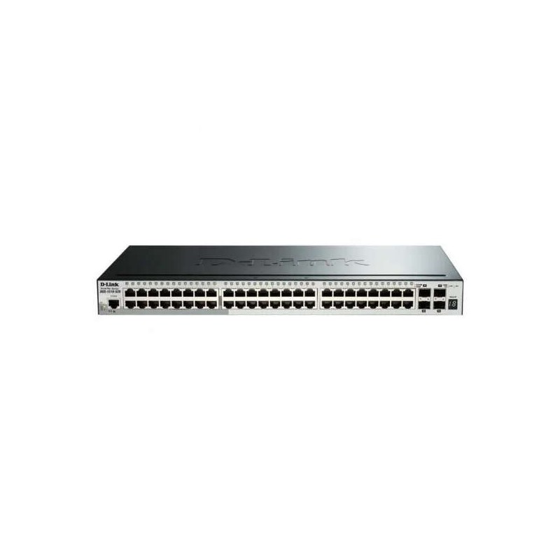 D-Link Switch Semigestionable 48 Puertos Gigabit + 2 Puertos Giga Combo + 4 Puertos 10G SFP+ D-Link Switch Semigestionable 48 Puertos Gigabit + 2 Puertos Giga Combo + 4 Puertos 10G SFP+