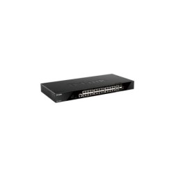 D-Link Switch Gestionado 24 Puertos GIGA + 2 Puertos 10G + 2 Puertos SFP