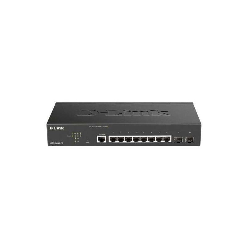 D-Link Switch 8 Puertos Gigabit + 2 SFP D-Link Switch 8 Puertos Gigabit + 2 SFP