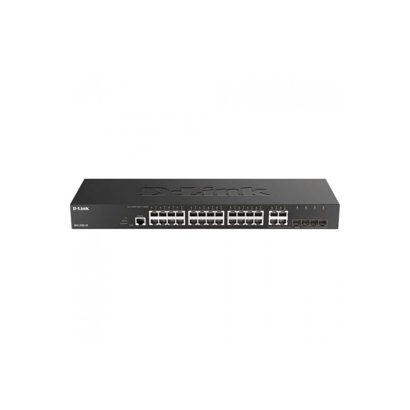 D-Link Switch Gestionado 24 Puertos Gigabit + 4 SFP D-Link Switch Gestionado 24 Puertos Gigabit + 4 SFP