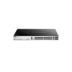 D-Link Switch Gestionable L3 48 Puertos Gigabit + 2 Puertos 10GBASE-T + 4 Puertos 10G SFP