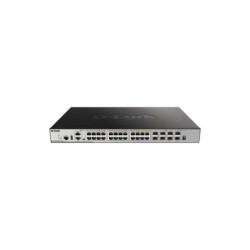 D-Link Switch Gestionable 20 Puertos 10/100/1000 BASE-T + 4 Puertos Combo 1000 BASE-T/SFP + 4 Puertos 10GbE SFP+