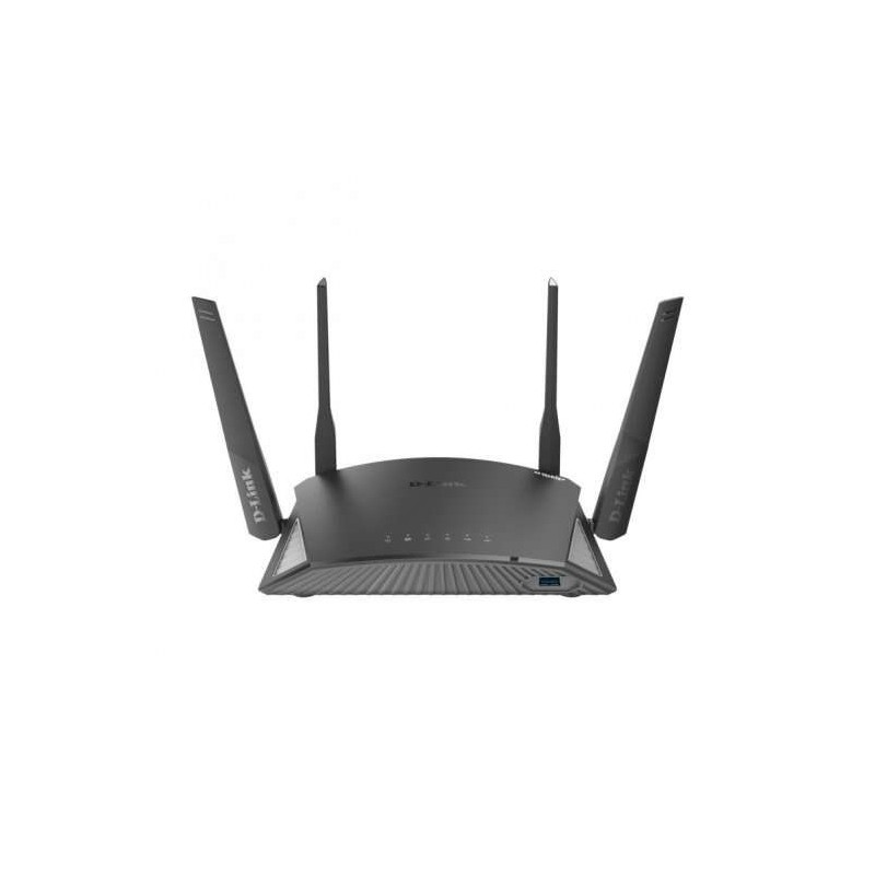 D-Link Router EXO AC2600 WiFi Smart Mesh - 5 Puertos RJ45, 1x USB 2.0, 1x USB 3.2 - 4 Antenas Externas D-Link Router EXO AC2600 WiFi Smart Mesh - 5 Puertos RJ45, 1x USB 2.0, 1x USB 3.2 - 4 Antenas Externas