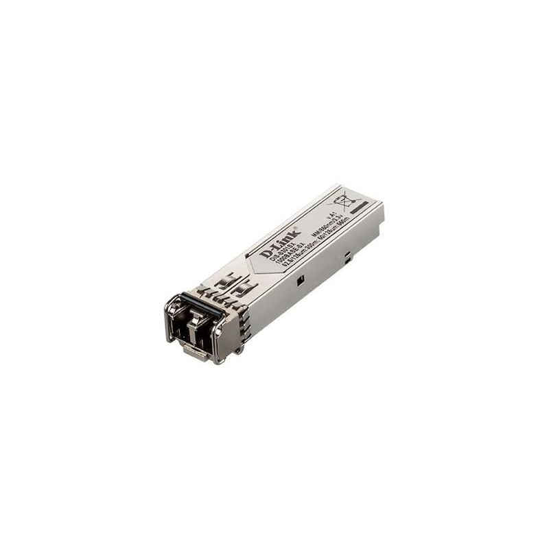 Modulo ricetrasmettitore in fibra multimodale da SFP Mini-GBIC a 1 porta D-Link a 1000BaseSX - Fino a 550 m Modulo ricetrasmettitore in fibra multimodale da SFP Mini-GBIC a 1 porta D-Link a 1000BaseSX - Fino a 550 m